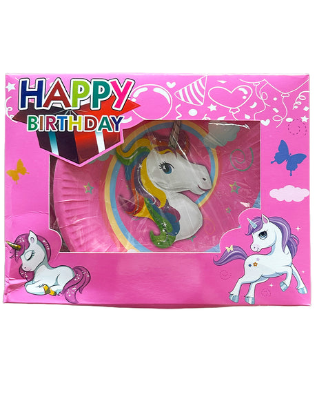 Pack Anniversaire 60 Pièces - Licorne