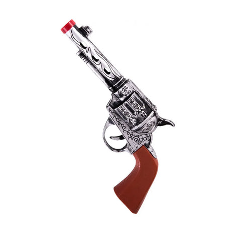 Pistolet Cowboy argent/marron