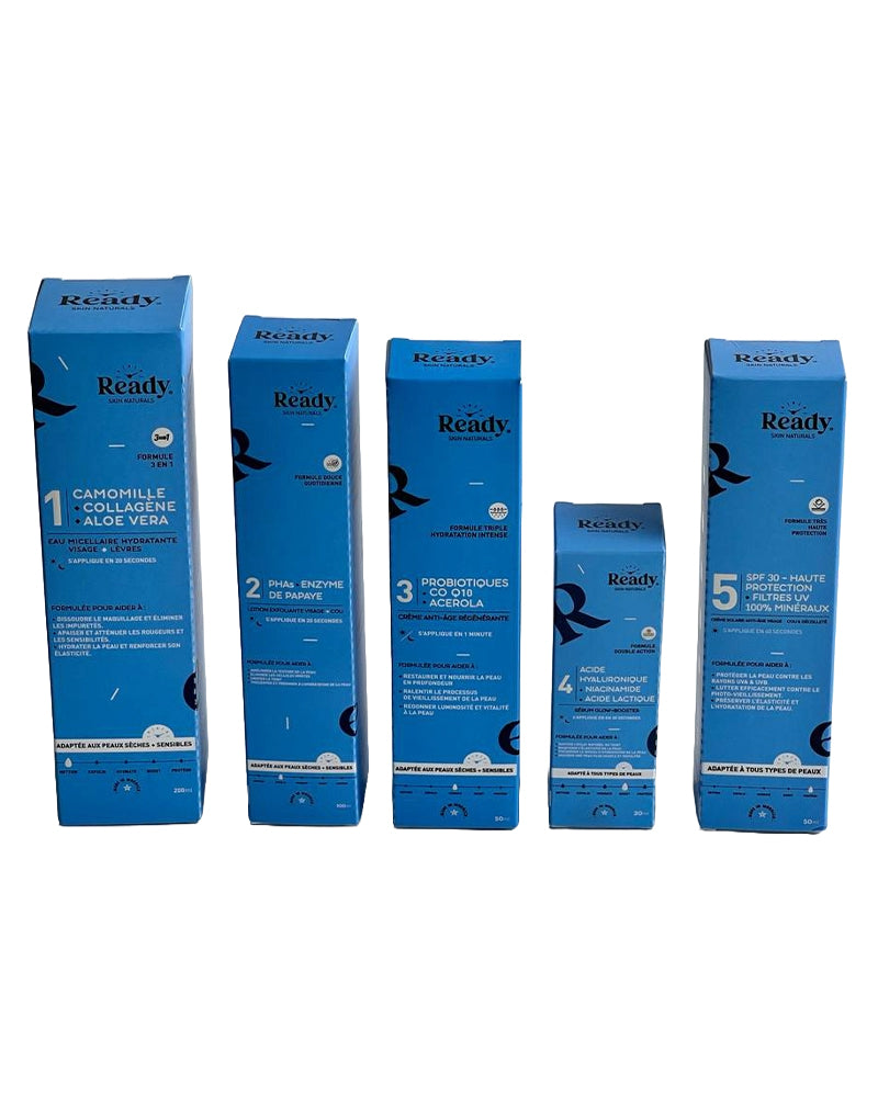Ready Skin Naturals Coffret Routine Complète Peaux Sèches