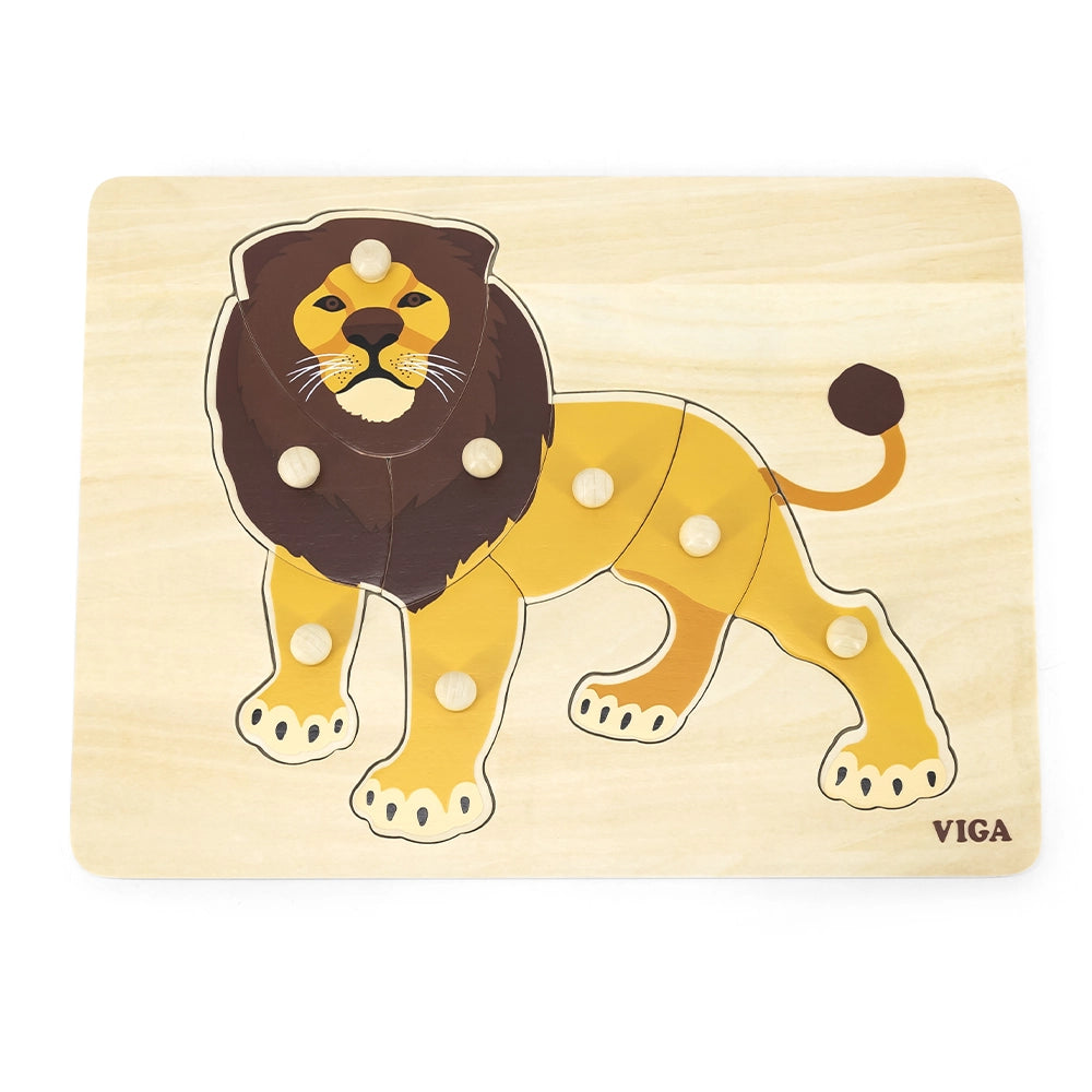 Viga Toys Puzzle Montessori 18M+ - Lion