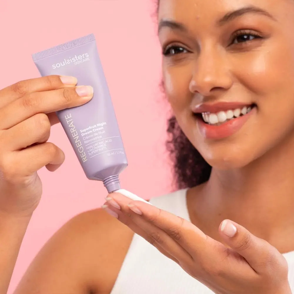 كريم تجديد البشرة الليلي سول سيسترز 50 مل باللون الأرجواني