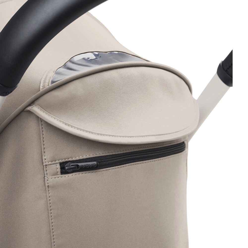 Stokke® YOYO³ Stroller Black Frame 6M+ - Taupe