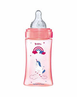 Dodie Anti-Colic Initiation+ Bottle 270ml (0-6m) - Unicorn Pink