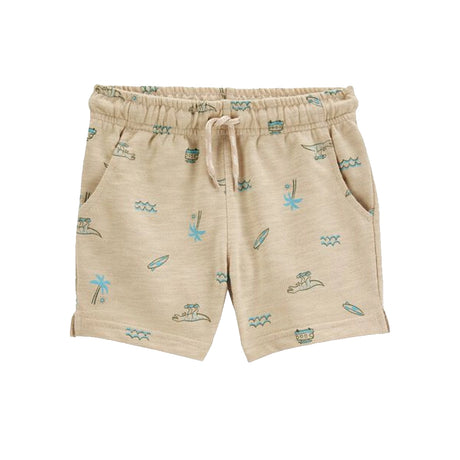 Short de felpa sin cierre para Niño Carter's - Playa Caqui