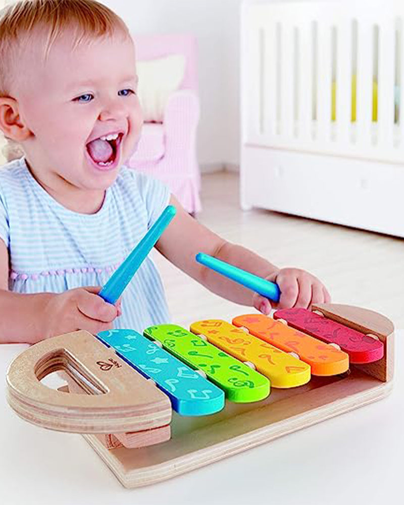 Hape Xilófono Arcoiris 12M+