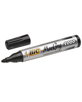 Boite de 12 Marqueurs Permanent Bic - Noir