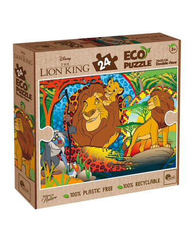 Lisciani Puzzle Double Face Ecologique 24Pcs - Lion King 