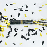 Cañón de Confeti y Serpentinas Doradas - 1 Pieza