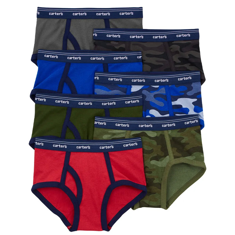 Carter's 7-Pack Kids' Cotton Briefs - Multi