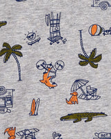 Ensemble T-shirt et Short Carter's - Tropical