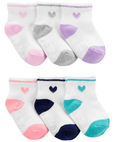 Lot de 6 Paires De Chaussettes Mi-Mollet Bébé Carter's - Multi