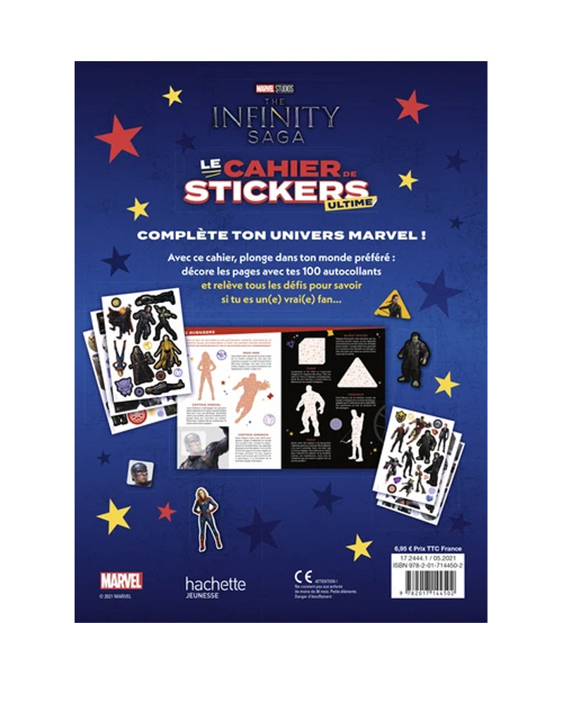 Le Cahier de Stickers Ultime - The Infinity Saga Marvel