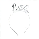 Diadema de Novia Plateada – 1 Pieza