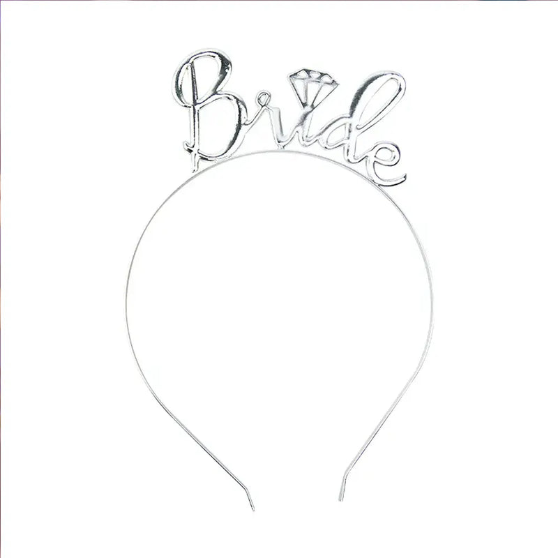 Silver Bridal Headband – 1 Piece