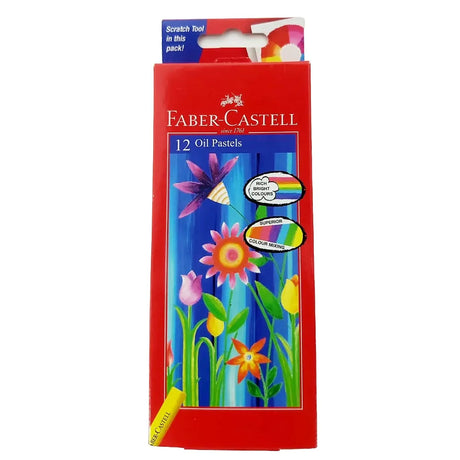 Faber-Castell Boîte de 12 Pastels à l’Huile JUMBO