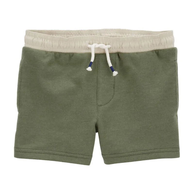Carter's Knit Pull-On Shorts - Green