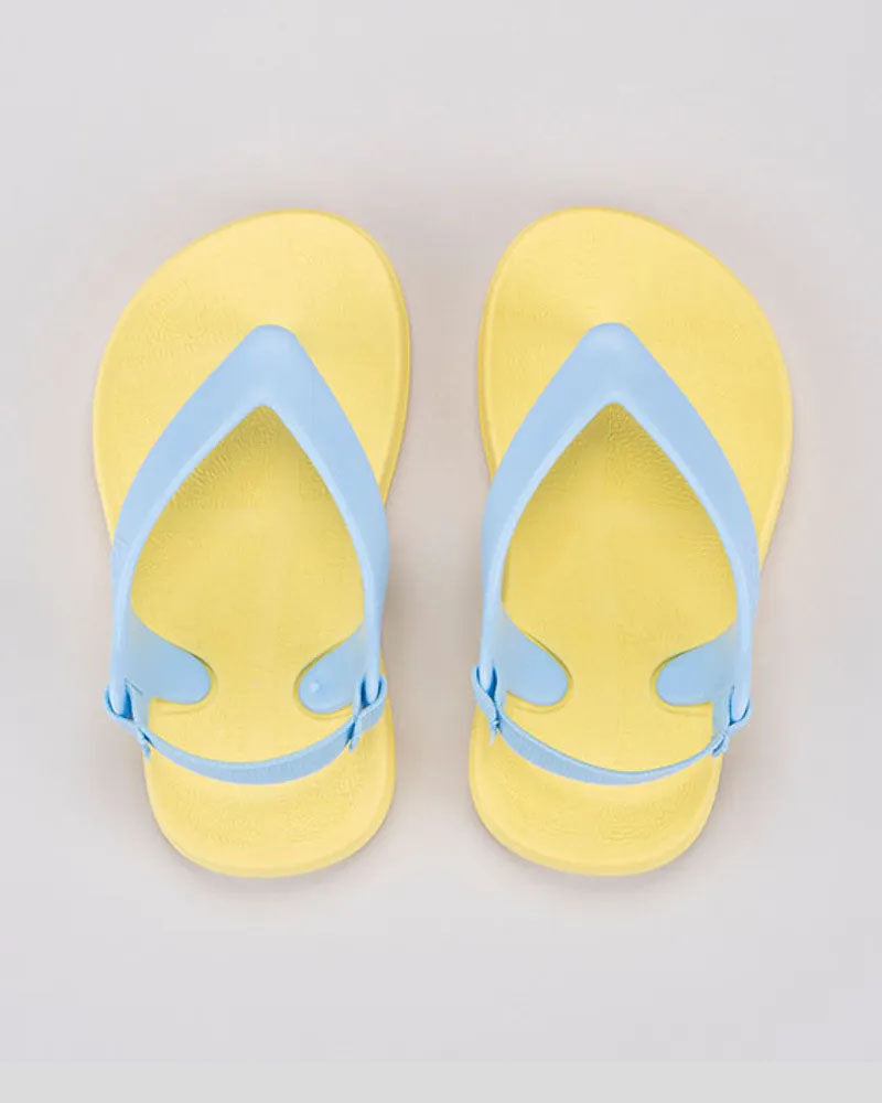 Sandales Flip Bicolor Igor - Jaune & Bleu