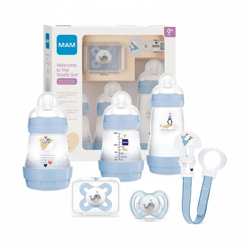 Coffret Cadeau Nouveau-né MAM - Bleu
