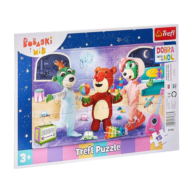 Trefl Puzzle La Familia Treflik Es Hora de Dormir 15 Piezas - 3A+