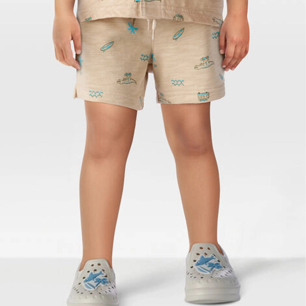 Short de felpa sin cierre para Niño Carter's - Playa Caqui