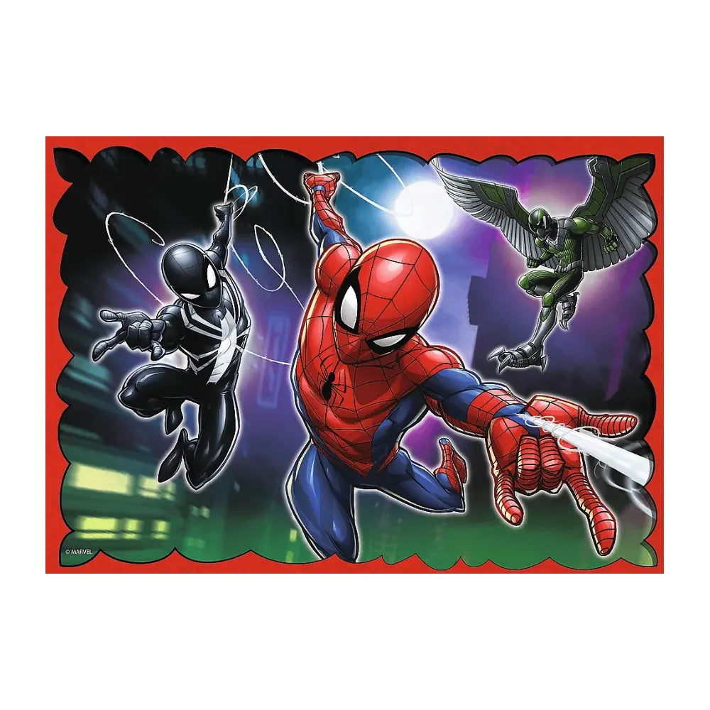 Trefl 4-in-1 Spider-Man & Heroic Puzzle - 4A+