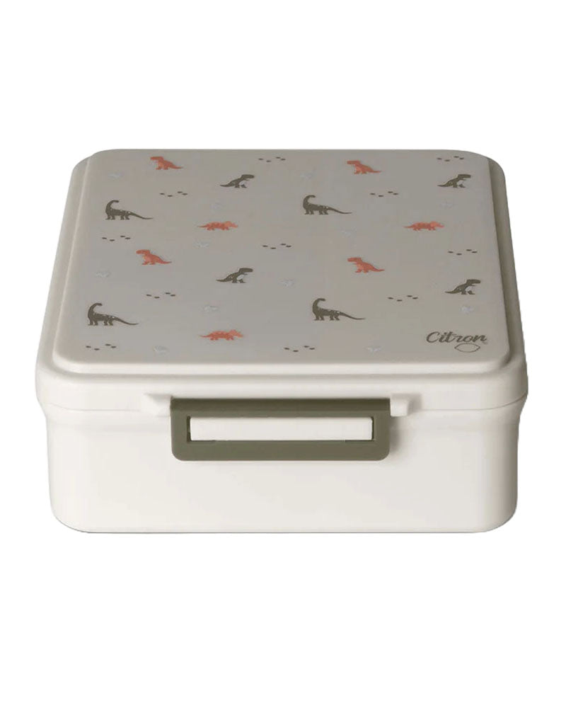 Grand Lunchbox avec pot Alimentaire Isotherme Citron - Dino