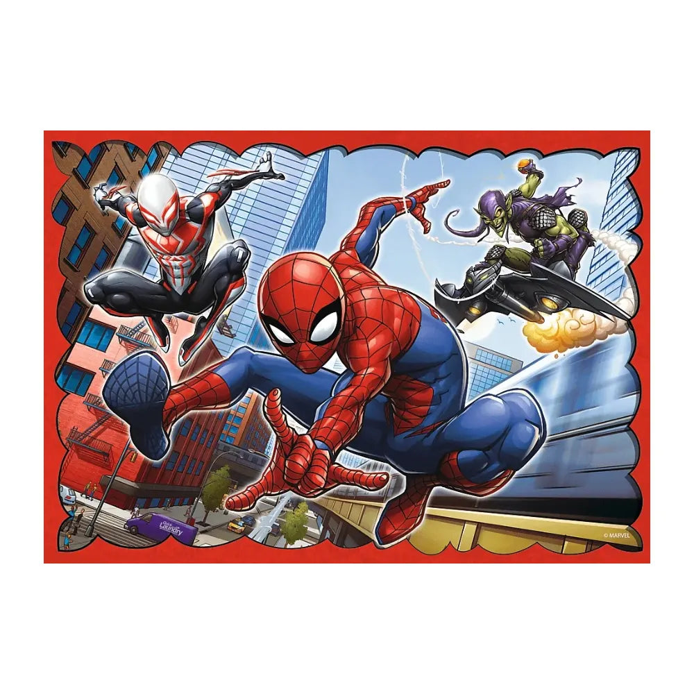 Trefl 4-in-1 Spider-Man & Heroic Puzzle - 4A+