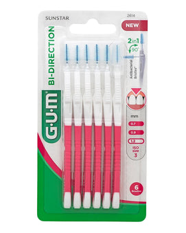 G.U.M Brossettes Bi-Direction Interdentaires Ultra Micro-Fine - 1.2mmx6