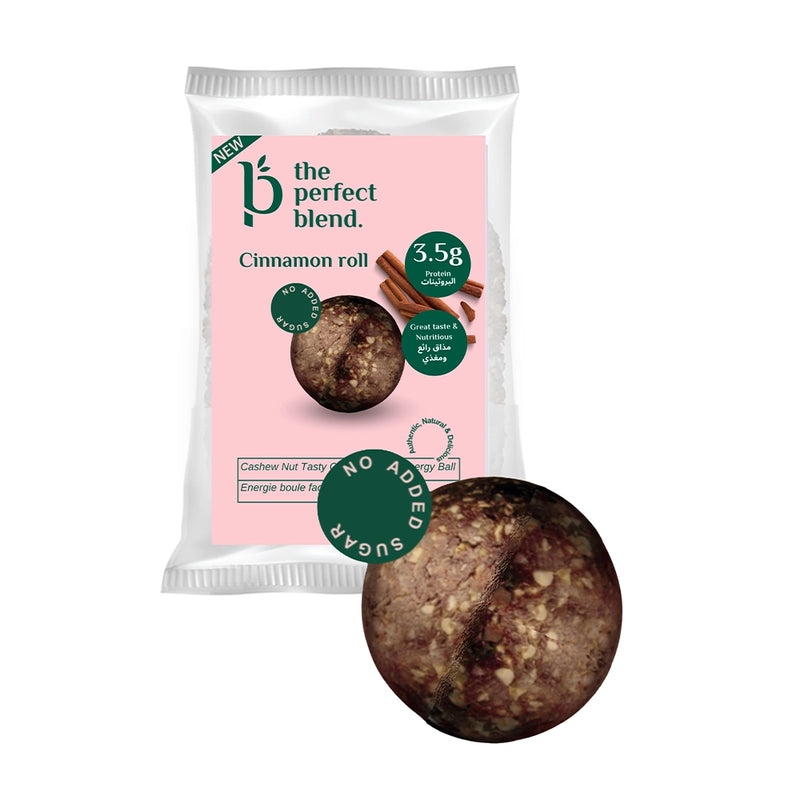 Boule Énergétique Cinnamon Roll - The Perfect Blend - Source de Fibres