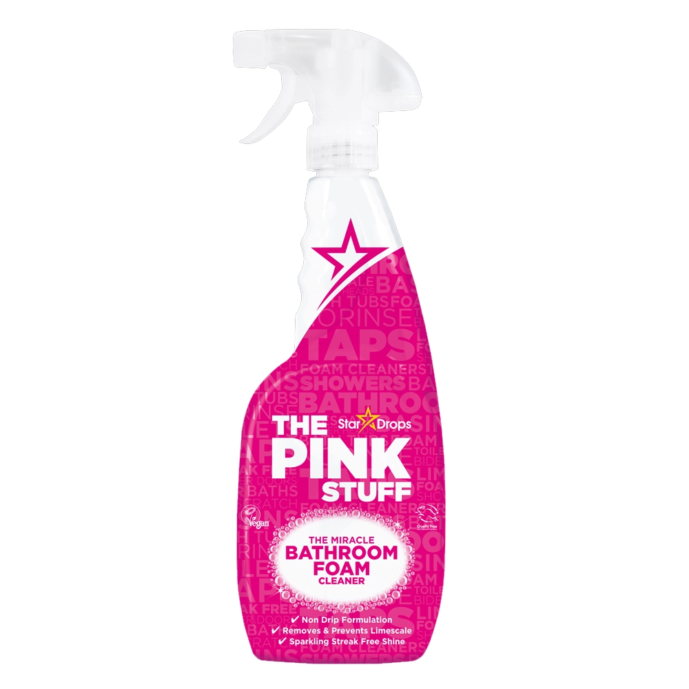 The Pink Stuff Mousse Nettoyante Miracle pour Salle de Bain - 750ml