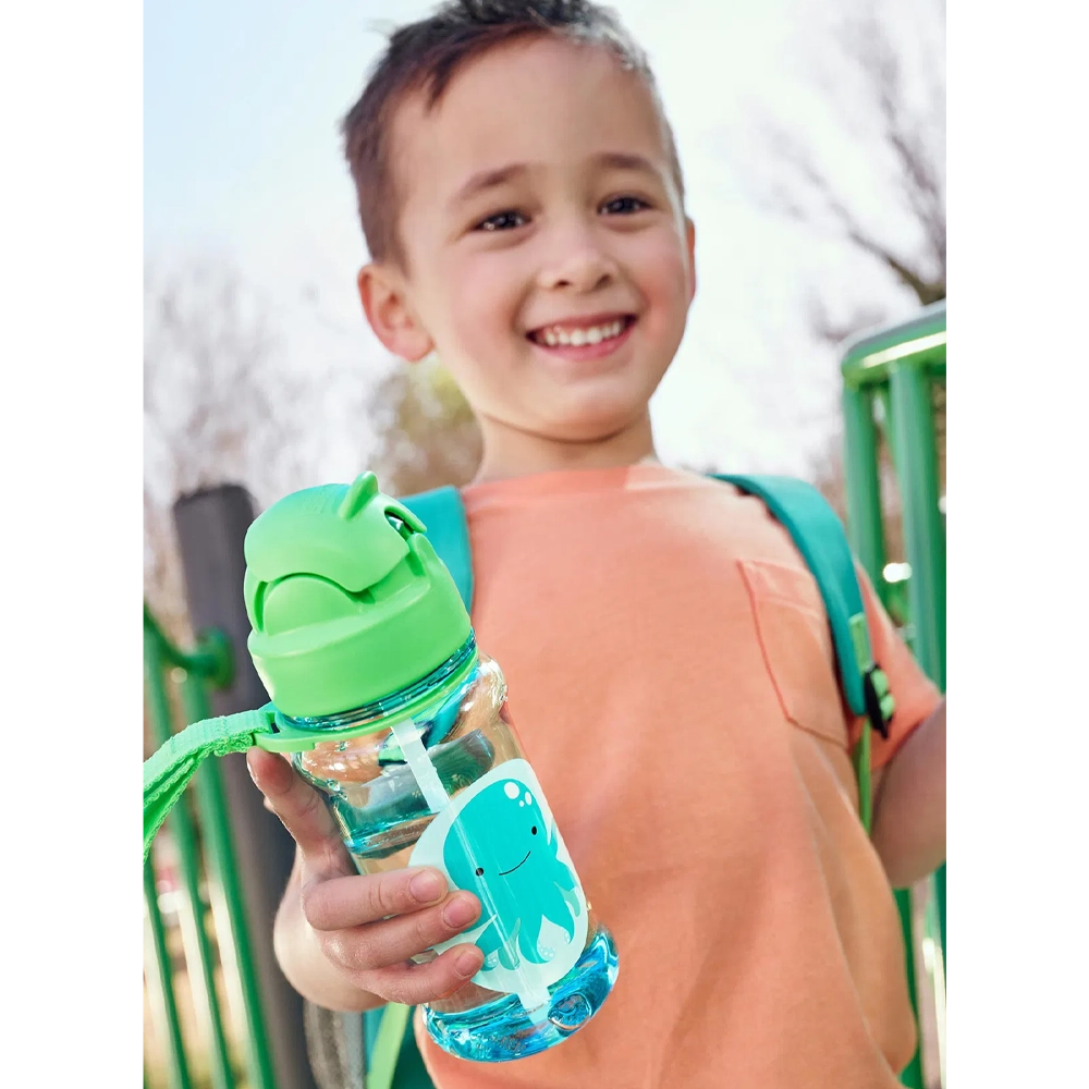 Skip Hop Gourde à Paille Zoo 355ml - Octopus