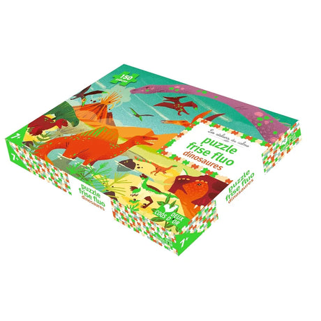 Puzzle Frise Fluo Dinosaures 150 Pièces - 6A+