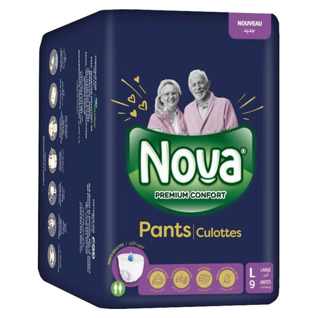 Nova Couches Culotte Adultes Large - 9 Pièces