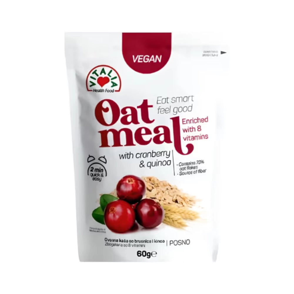 Vitalia Health Food Oat Meal Cranberry & Quinoa - 60g