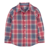 Chemise Boutonnée à Carreaux OshKosh - Rouge