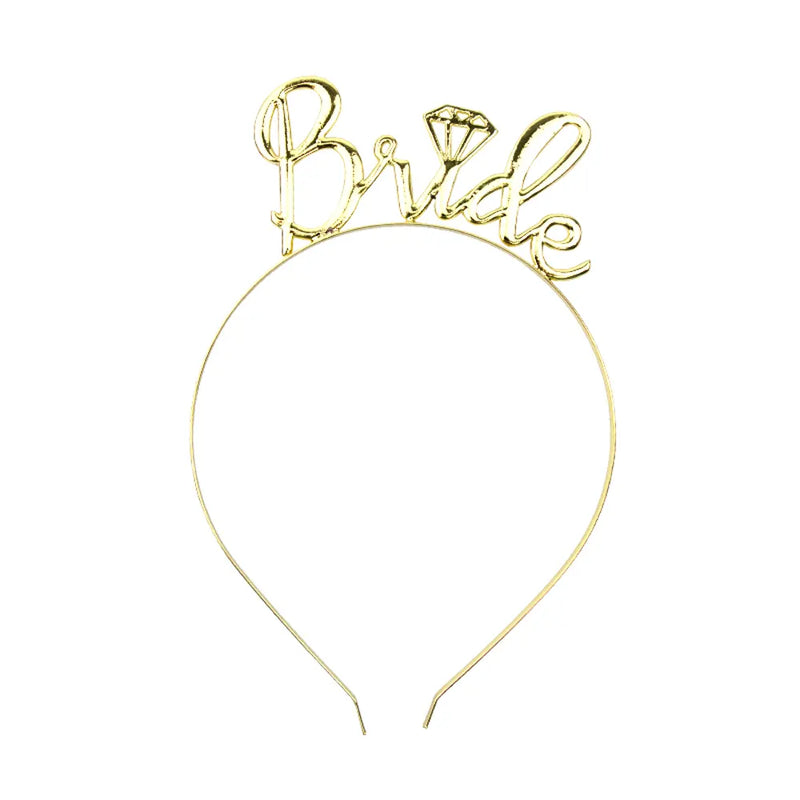 Gold Bridal Headband – 1 Piece