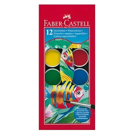 Faber-Castell 12 Pastilles de Gouache 30mm