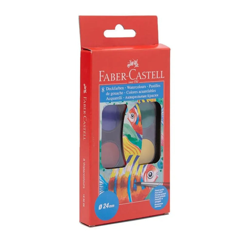 Faber-Castell 8 Gouache Tablets 24mm