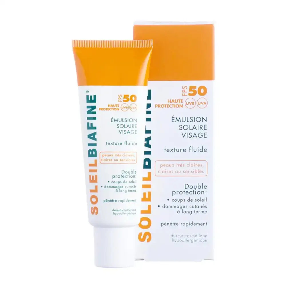 Soleil Biafine Émulsion Solaire Visage SPF 50 – 50ml