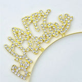 Gold Happy Birthday Headband – 1 Piece