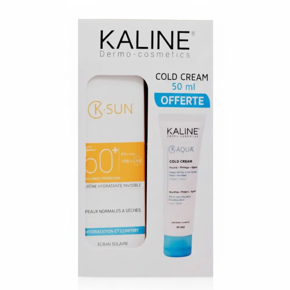 Kaline K.Sun Écran Invisible SPF 50+ & K.Aqua Cold Crème 50ml