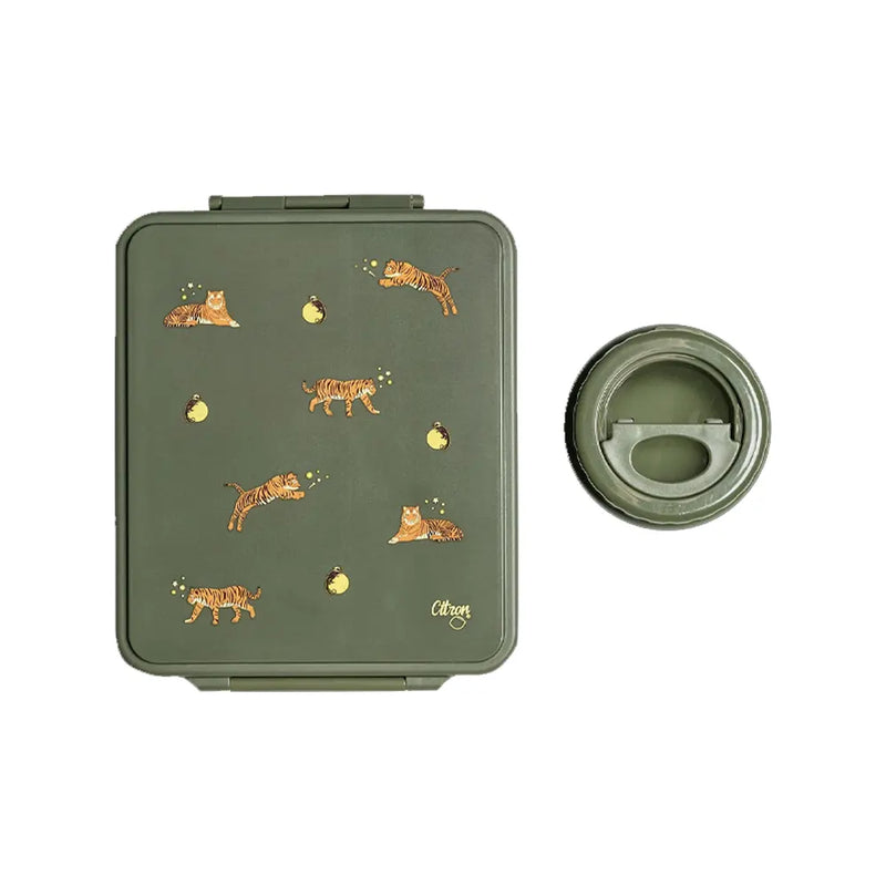 Citron Grande Lunchbox avec Pot Alimentaire Isotherme - Tigre