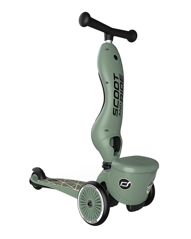 Scoot And Ride Trottinette 2en1 Highwaykick 1 Lifestyle - Green Lines