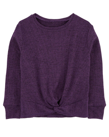 Pull À Manches Longues Torsadé Carter's - Violet