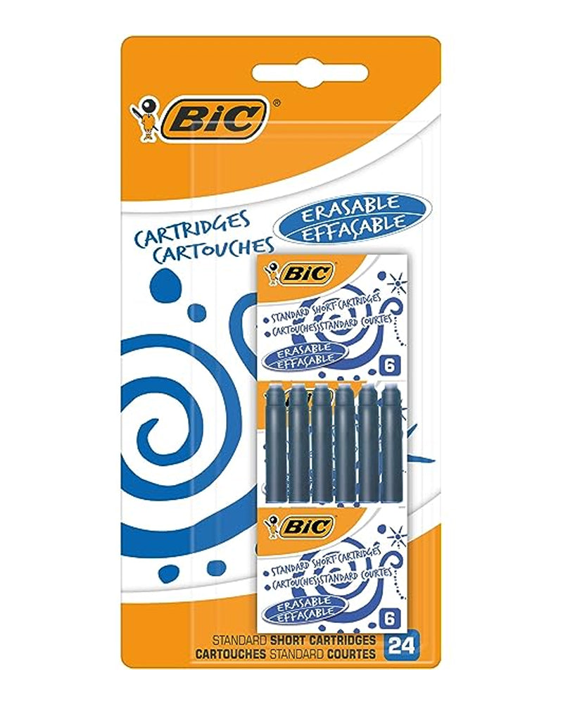 Bic 24 Cartouches d'encre - Bleu