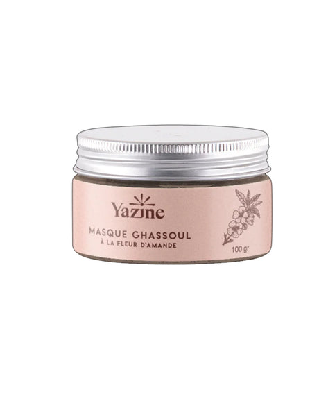 Yazine Masque Ghassoul Fleur d'Amande - 100g