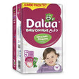 Dalaa Comfort Couches Bébé Jumbo Pack Junior Taille 5 - 56 Unités