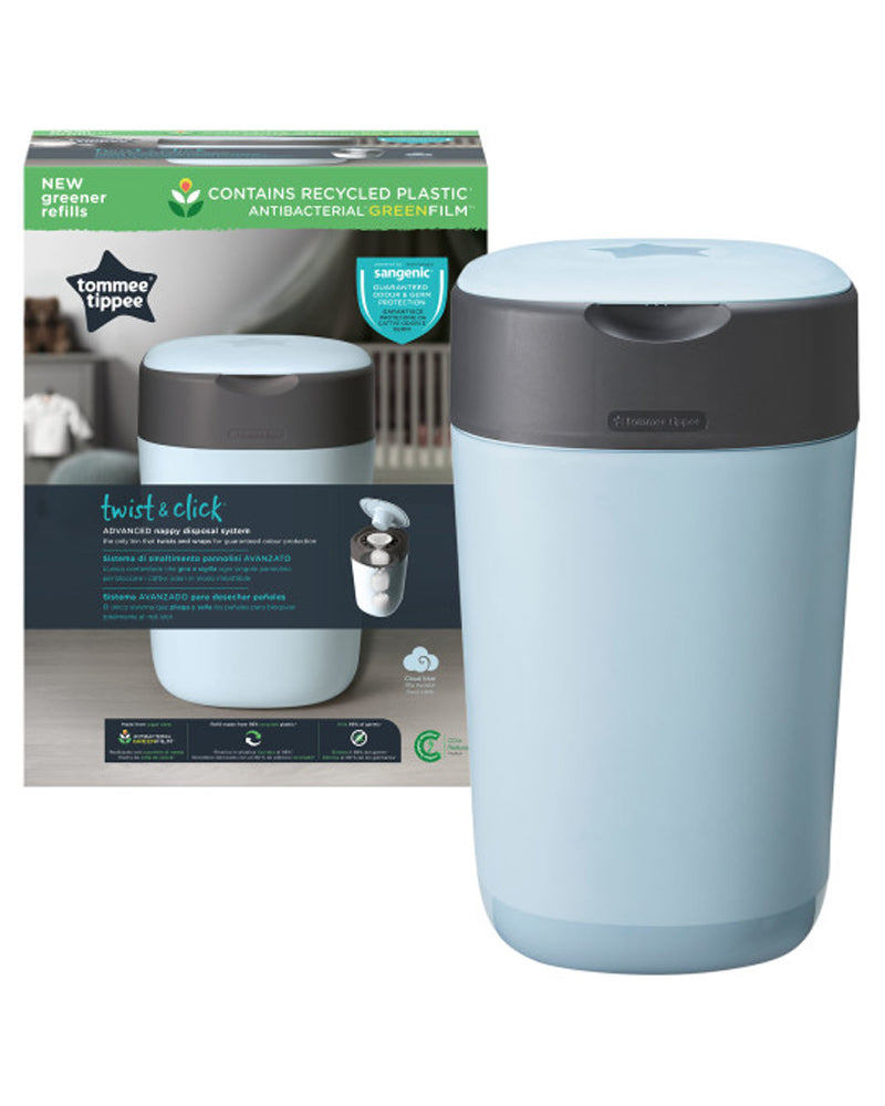 Contenedor para pañales antiolor Twist & Click de Tommee Tippee - Azul