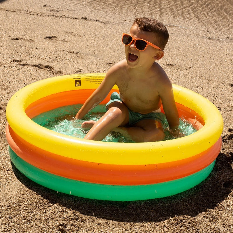 Eurekakids Piscine Bébé 3 Anneaux Hello Summer