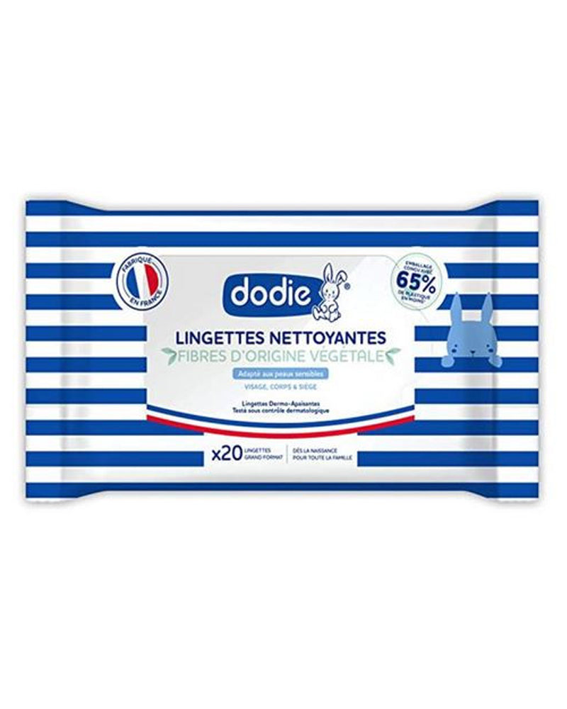 Offre Dodie: Lingette + Gel lavant + Biberon 240ml + Sucette 6m Bleu